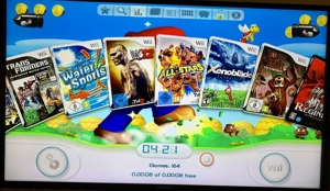 WII Mega Grosse Spiele Sammlung Games Collection ink Hdd Festplatte Bild 16