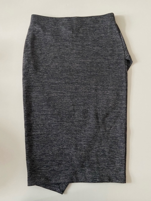 Grauer Bleistiftrock, S Bild 3