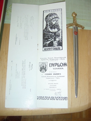 Szczerbiec - die Krönungsschwert der polnischen Könige im Box mit Zertifikat Bild 7