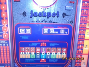 Spielautomat Rotamint - Jackpot DM. Einwurf. Bild 4