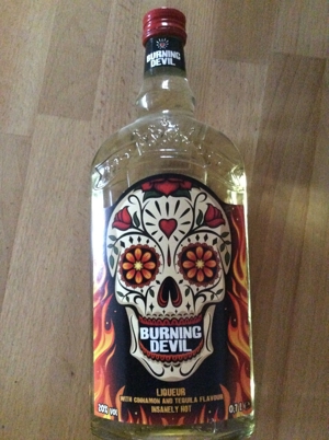 Burning Devil Likör mit Tequila/Zimt Geschmack Bild 1