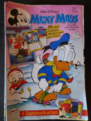 Walt Disneys Micky Maus Hefte Jahrgänge 1990 - 1994 Bild 3