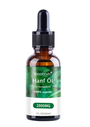 Hanf Öl Hanföl 20% 30ml Tropfen 2000mg Premium 100% Natur Vegan CBD Bild 3