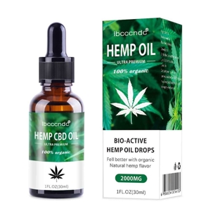 Hanf Öl Hanföl 20% 30ml Tropfen 2000mg Premium 100% Natur Vegan CBD Bild 2