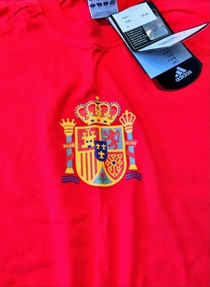 Neu adidas FEF TEE t-shirts toro rouge größe M. espana Bild 3