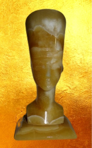 Büste der ägyptischen Königin Nofretete, Onyx Bild 2