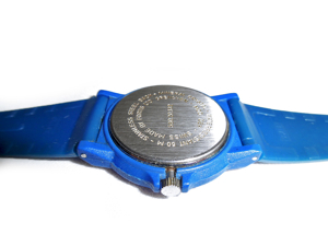 Blaue Armbanduhr von Mercedes Fortis Bild 5
