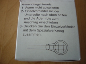 CORNING Scotchlok Einzeladerverbinder ungefüllt (UY2)original 100 Stk.NEU Kostenloser Versand. Bild 3