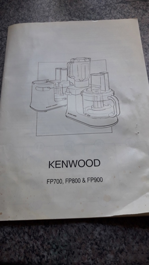 KENWOOD Küchenmaschine FP 800 electronic mit viel Zubehör Bild 1