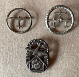 3 Stück DLV Treffabzeichen Tagungsabzeichen Pins