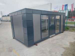 Pavillon (18m2) 6,00m x 3,00m , H=2,52m/2,25m