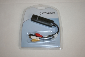 Videograbber USB2.0 EasyCAP Renkforce plus Cinchkabel neuwertig