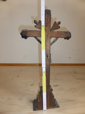 Kruzifix Kreuz Ende 18. Jahrhundert - Anfang 19. Jahrhundert Bild 5