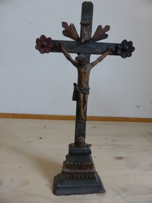 Kruzifix Kreuz Ende 18. Jahrhundert - Anfang 19. Jahrhundert Bild 1
