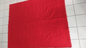 rote Decke, Handarbeit aus Rumänien, 195 x 156 cm Bild 5