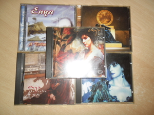 CDs ENYA (5) ENJA, The cells, Watermark, The Memory of Trees, Shepherd Moons