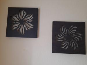 Wandbilder aus Metall mit Beleuchtung Bild 2