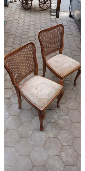 Alte antike Stühle, Biedermeier? Bild 1