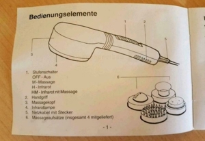 Neues Infrarot Massage-Gerät Bild 4