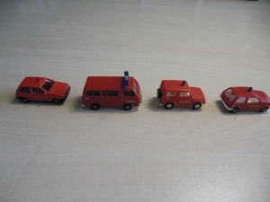4 verschiedene Feuerwehrmodelle 1:87 von Firma Rietze Bild 2
