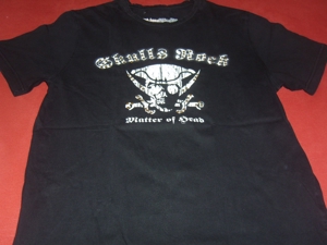 T-SHIRT -SKULLS ROCK- SCHWARZ GRÖSSE M