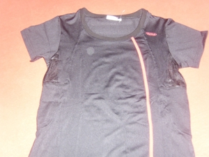 SPORT-SHIRT -NEU- GRÖSSE S *SCHWARZ/ROT*