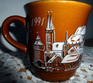 Weihnachtstasse von Nürnberger Christkindles Markt 1991