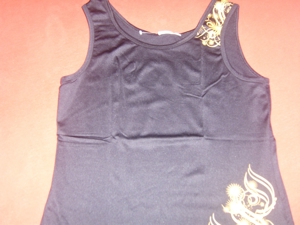 SPORT-TOP -GRÖSSE M *NEU* SCHWARZ / GOLD
