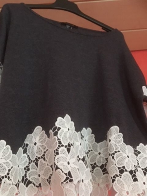 SHIRT MIT EDLER STICKEREI GRÖSSE 40 *NEU* Bild 3