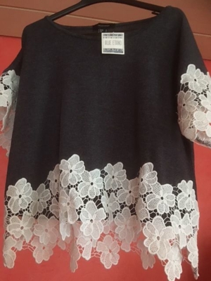 SHIRT MIT EDLER STICKEREI GRÖSSE 40 *NEU* Bild 12