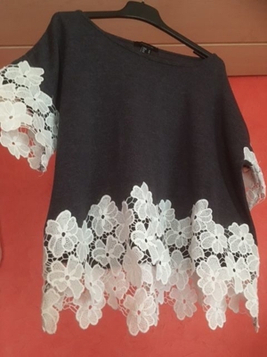SHIRT MIT EDLER STICKEREI GRÖSSE 40 *NEU* Bild 2