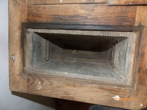 Ur- uralter Hertie-Kühlschrank (ca. 120 Jahre alt) aus Holz Bild 6