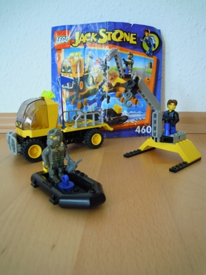 LEGO JACK STONE, Feuerwehrauto und Rettungsboot-Transporter Bild 2