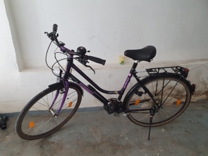 Damen Fahrrad Schauff schwarz-lila gebr. Bild 1