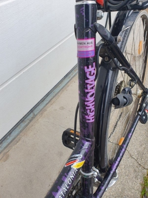 Damen Fahrrad Schauff schwarz-lila gebr. Bild 15