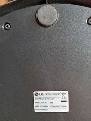 LG-Surround-Anlage LHS-76 Bild 15