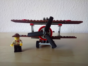 Lego - Orient Expedition Nr.7420 Doppeldeckerflugzeug Bild 7