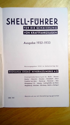Shell-Führer für die Schmierung von Kraftfahrzeugen Bild 2