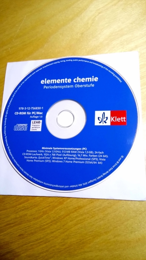 CD-Elemente Chemie Periodensystem Oberstufe