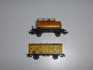 Märklin 4502.2 Kesselwagen SHELL, 4509.1 Bananenwagen Jamaica, beide BK 5 Bild 4