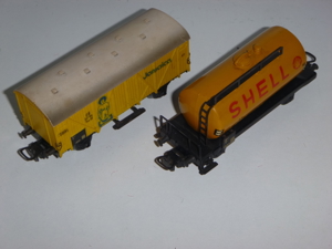 Märklin 4502.2 Kesselwagen SHELL, 4509.1 Bananenwagen Jamaica, beide BK 5 Bild 6