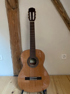 Konzert-Schülergitarre inkl. Gig-Bag, Noten- und Gitarrenständer Bild 4