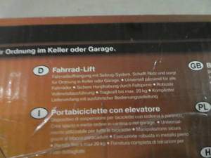 Verkaufe einen Fahrrad -Lift für Keller oder Garage. Bild 3