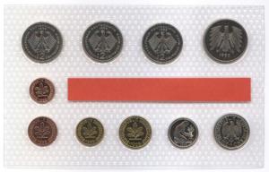 DM Kursmünzensatz von 1998, Münzstätte : alle Münzen von Stuttgart (F) Bild 2