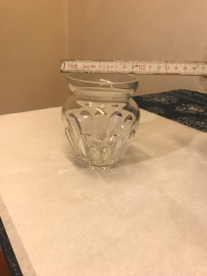 Blumen Vase aus Glas Sehr Stabil Bild 5