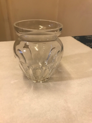 Blumen Vase aus Glas Sehr Stabil