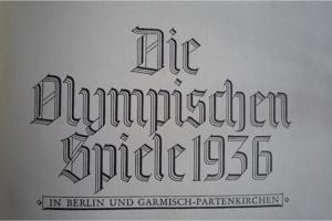 Die Olympischen Spiele 1936 in Berlin, Fotobände 1 und 2 in blau! Rarität!! Bild 2