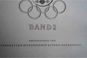 Die Olympischen Spiele 1936 in Berlin, Fotobände 1 und 2 in blau! Rarität!! Bild 3