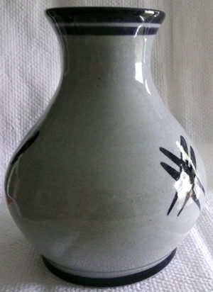 Westerwälder Steinzeug - dekorative bauchige Vase Bild 5