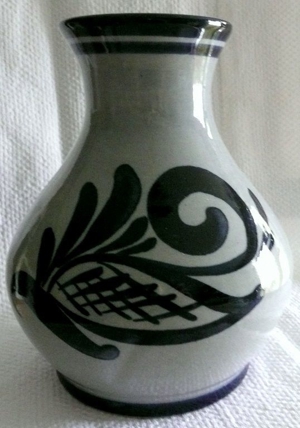 Westerwälder Steinzeug - dekorative bauchige Vase Bild 4